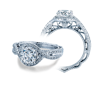 Verragio Venetian Round Diamond Engagement Ring Setting (0.40 CTW)