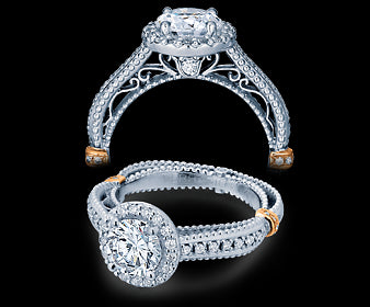 Verragio Venetian Round Diamond Engagement Ring (0.40 CTW)