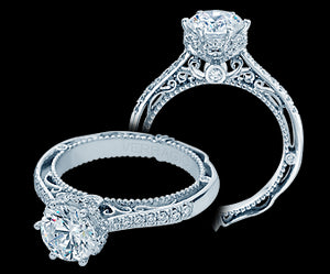 Verragio Venetian Round Diamond Engagement Ring (0.30 CTW)