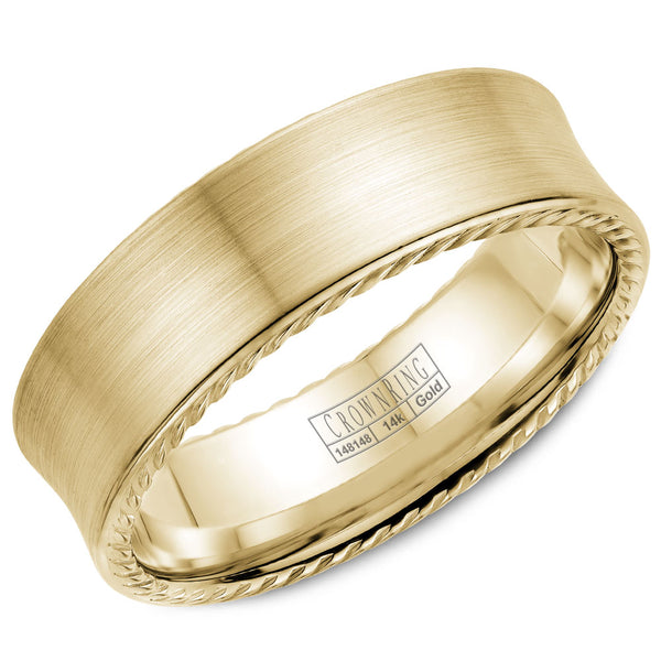 CrownRing Comfort Fit Wedding Band WB-008R7Y