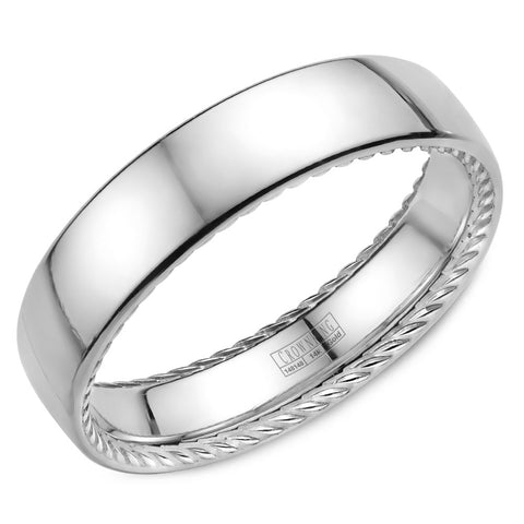 CrownRing Comfort Fit Wedding Band WB-012R6W