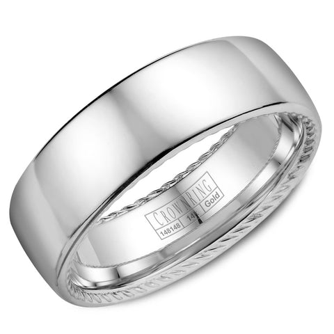 CrownRing Comfort Fit Wedding Band WB-012R7W