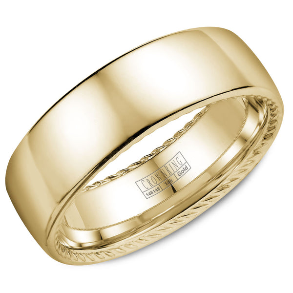 CrownRing Comfort Fit Wedding Band WB-012R7Y