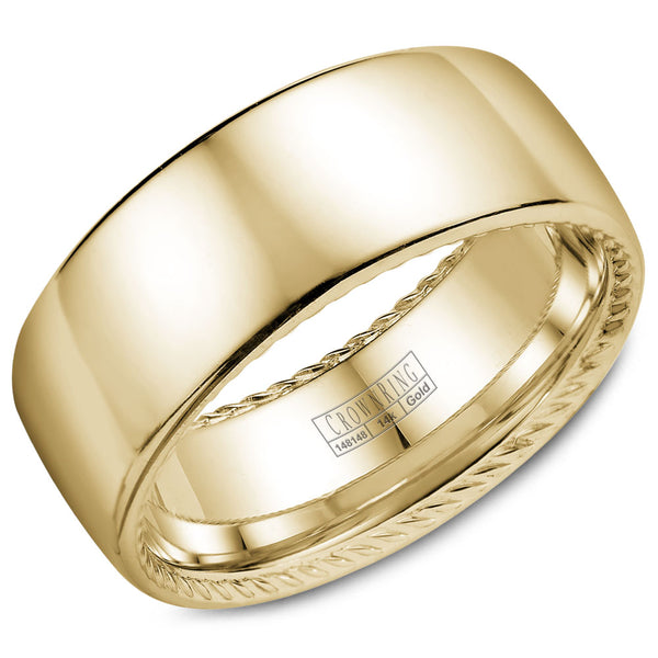 CrownRing Comfort Fit Wedding Band WB-012R9Y