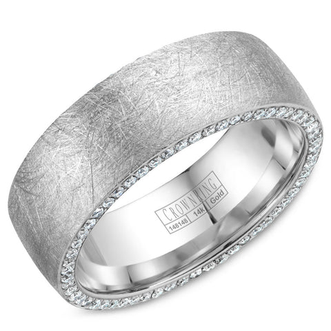 CrownRing Comfort Fit Diamond Wedding Band (0.75 CTW)