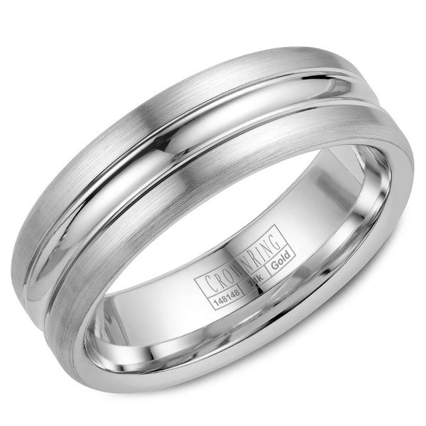 CrownRing Comfort Fit Wedding Band WB-023C7W