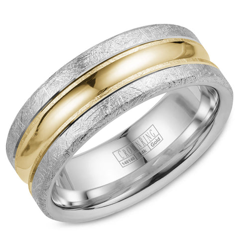 CrownRing Comfort Fit Wedding Band WB-024C8YW