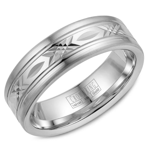 CrownRing Comfort Fit Wedding Band WB-026C7W