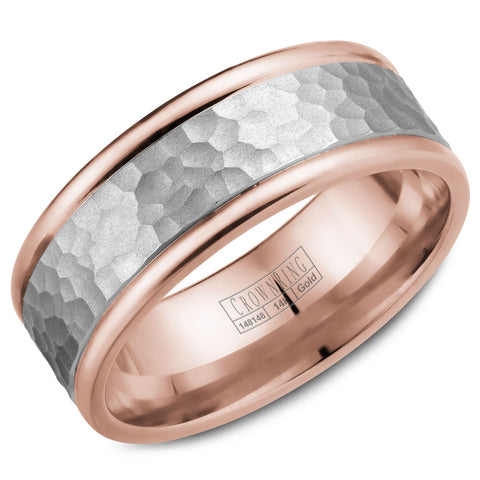 CrownRing Comfort Fit Wedding Band WB-028C8WR