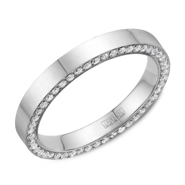 CrownRing Comfort Fit Diamond Wedding Band (0.56 CTW)