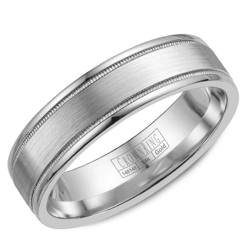 CrownRing Comfort Fit Wedding Band WB-6901SP