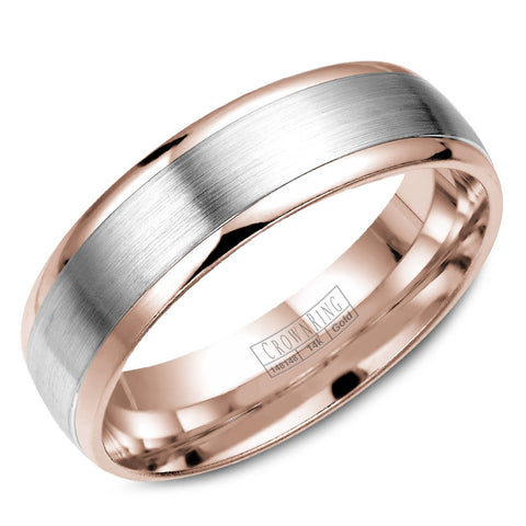 CrownRing Comfort Fit Wedding Band WB-7141WR