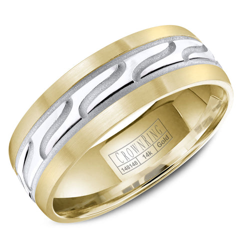 CrownRing Comfort Fit Wedding Band WB-8047