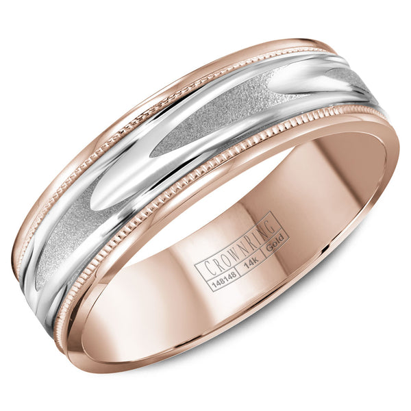 CrownRing Comfort Fit Wedding Band WB-8067WR