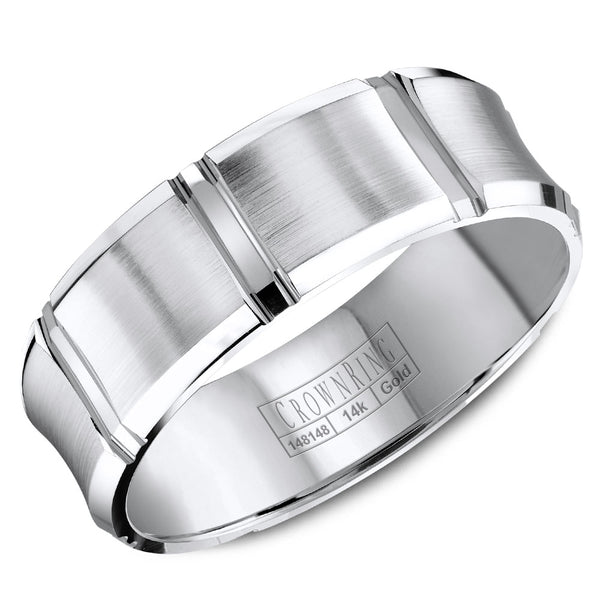 CrownRing Comfort Fit Wedding Band WB-8086