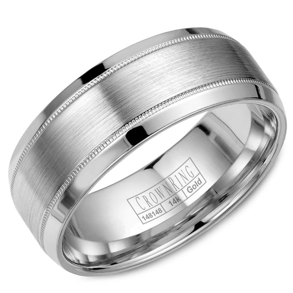 CrownRing Comfort Fit Wedding Band WB-8108