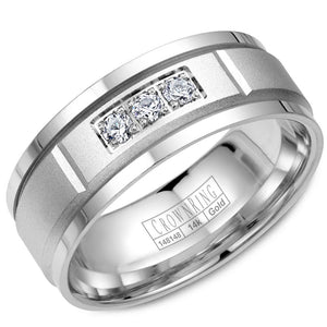 CrownRing Comfort Fit Diamond Wedding Band (0.15 CTW)