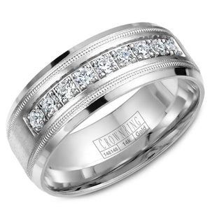 CrownRing Comfort Fit Diamond Wedding Band (0.45 CTW)