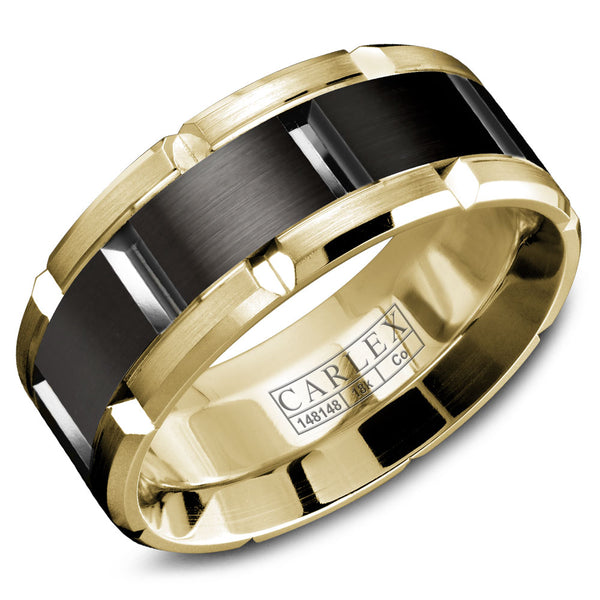 CARLEX Sport Mens Wedding Band WB-9123BY