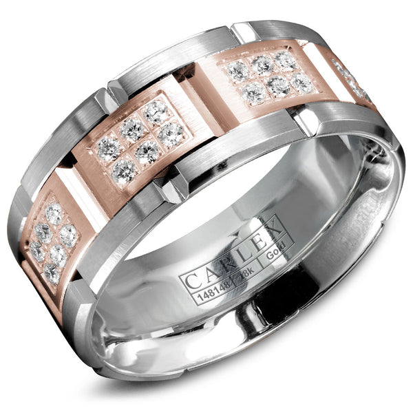 CARLEX G1 Mens Wedding Band WB-9155RW