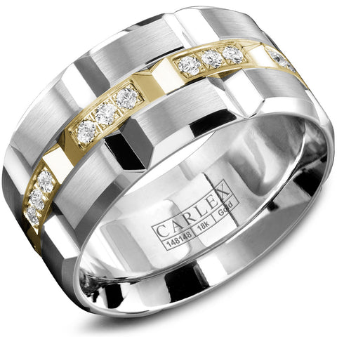 CARLEX G1 Mens Wedding Band WB-9166YW