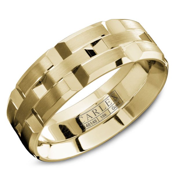 CARLEX G1 Mens Wedding Band WB-9168Y