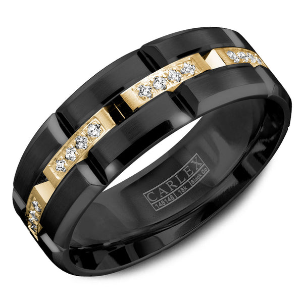 CARLEX Sport Mens Wedding Band WB-9319YB