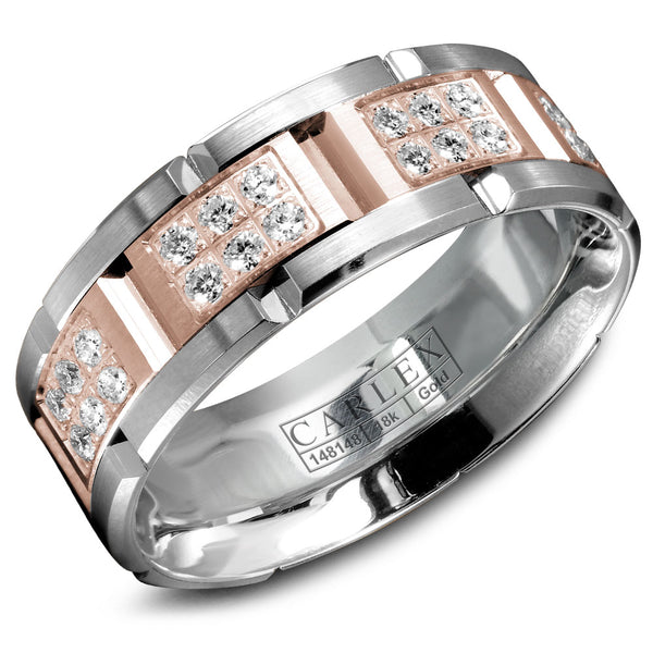 CARLEX G1 Mens Wedding Band WB-9331RW