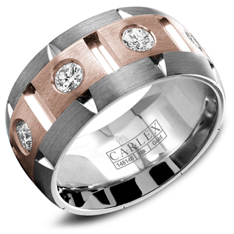 CARLEX G1 Mens Wedding Band WB-9464RW