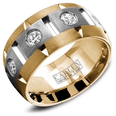 CARLEX G1 Mens Wedding Band WB-9464WY