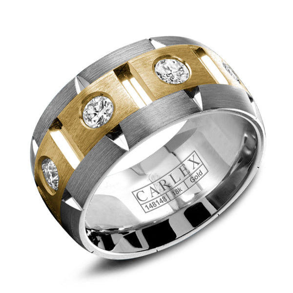 CARLEX G1 Mens Wedding Band WB-9464YW