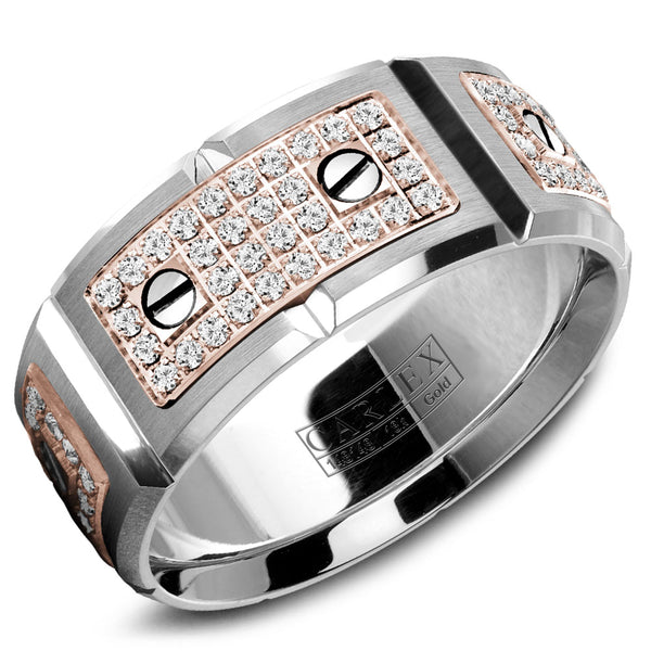 CARLEX G2 Mens Wedding Band WB-9792RW