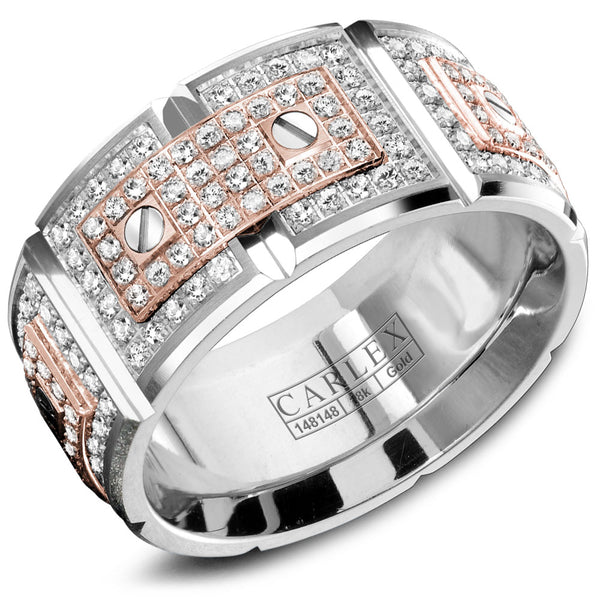 CARLEX G2 Mens Wedding Band WB-9797RW