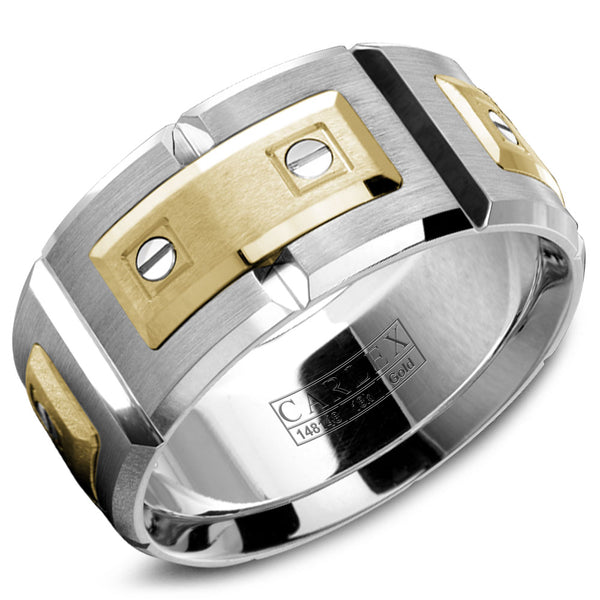 CARLEX G2 Mens Wedding Band WB-9850YW