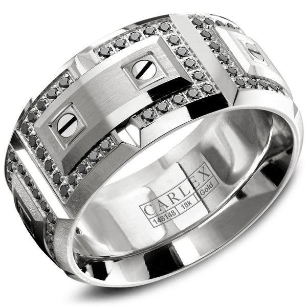 CARLEX G2 Mens Wedding Band WB-9851WWBD