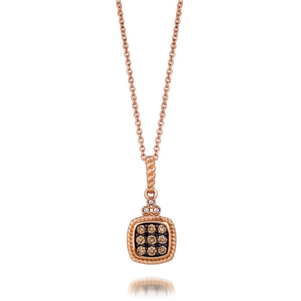 Le Vian® Chocolate by Petite Le Vian® Strawberry Gold® Pendant