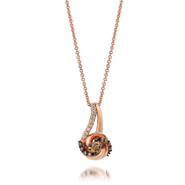 Le Vian® Chocolate by Petite Le Vian® Strawberry Gold® Pendant