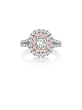 Load image into Gallery viewer, Henri Daussi Cushion Collection Diamond Ring
